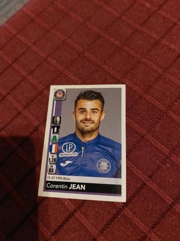 Panini / Sticker / Jean Corentin / FC Toulouse / 2018-2019, Enlèvement ou Envoi, Neuf, Affiche, Image ou Autocollant