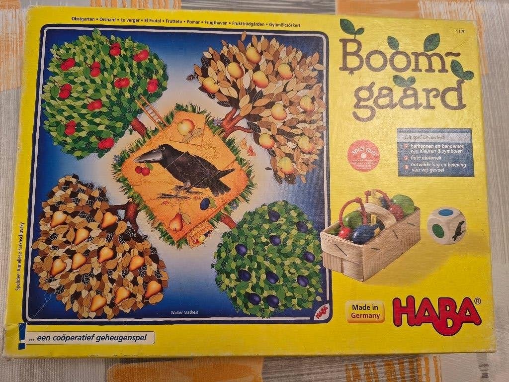 Haba gezelschapsspel Boomgaard, Ophalen, Gebruikt, Haba