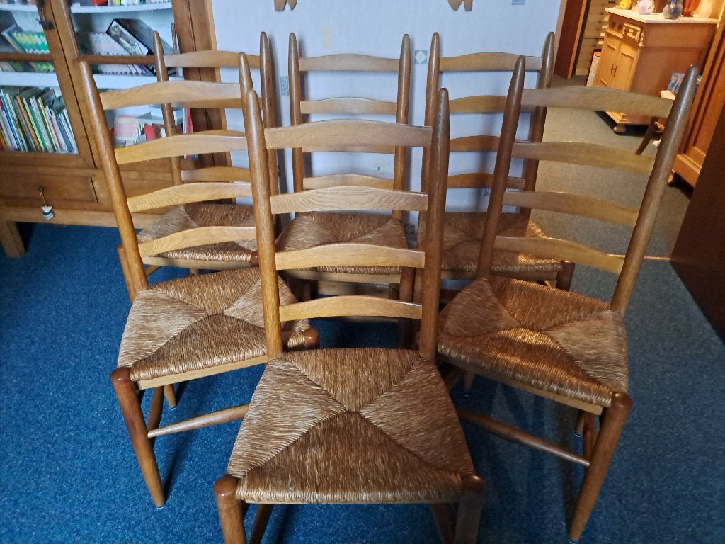 6 CHAISES CHENE, Ophalen, Gebruikt