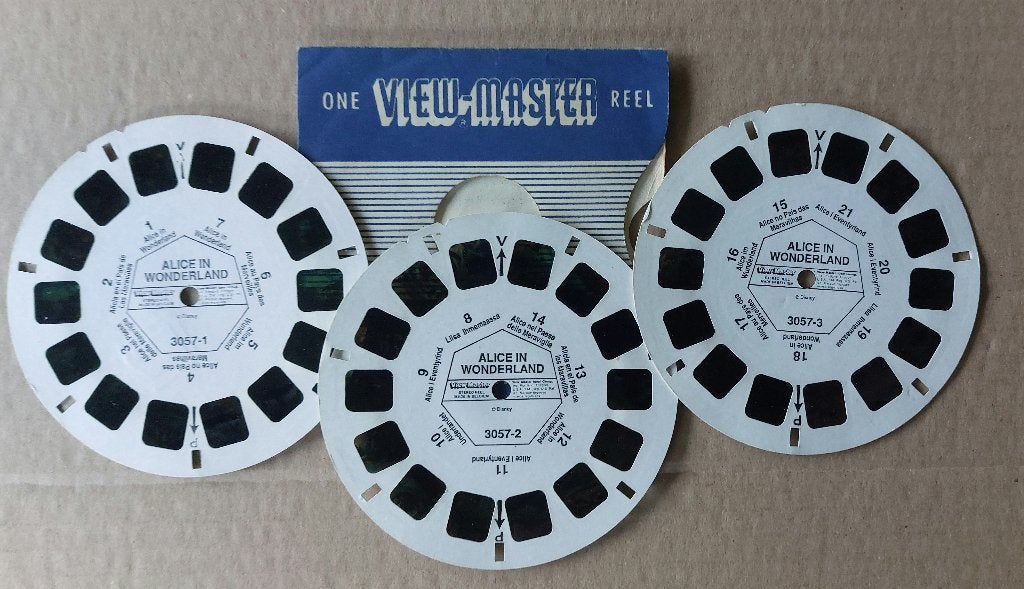 View-master: ALICE IN WONDERLAND, set 3057, Ophalen of Verzenden, Gebruikt