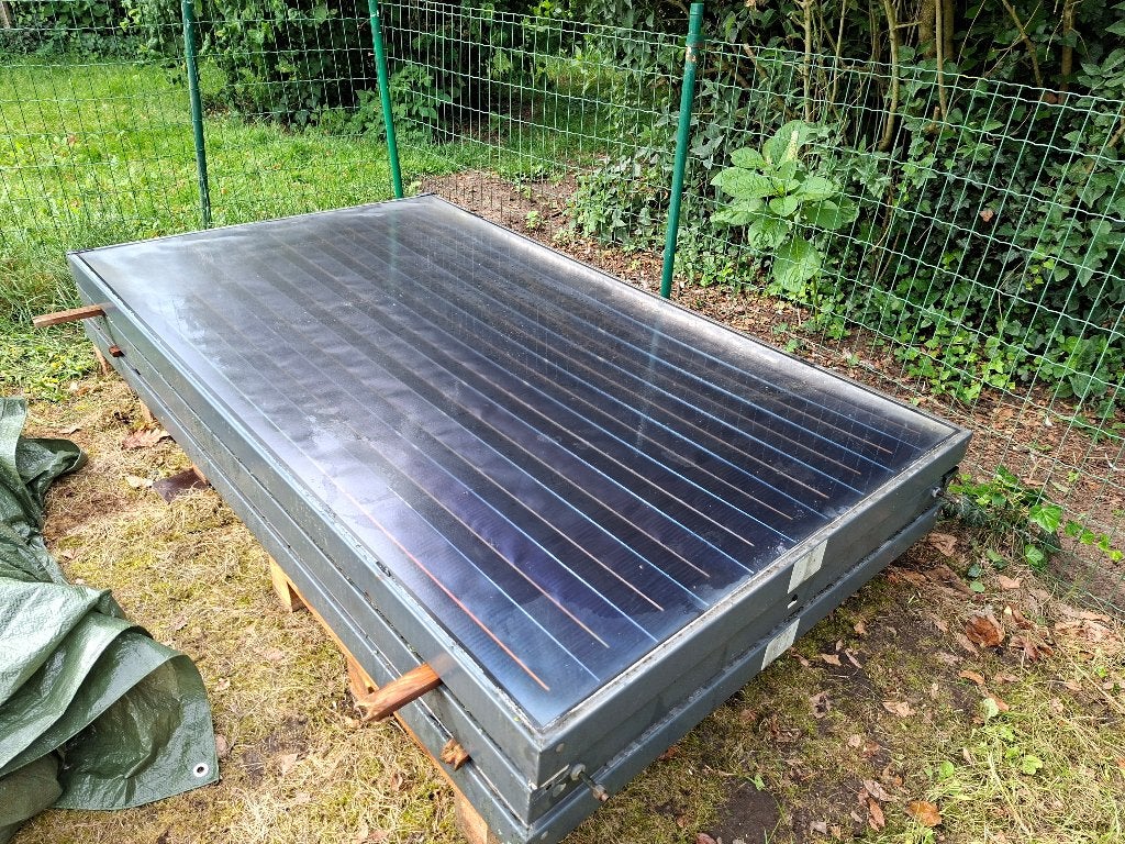 zonneboiler, Doe-het-zelf en Bouw, Ophalen, Gebruikt