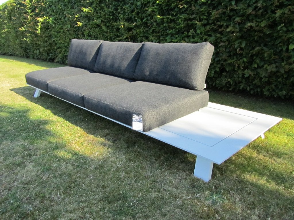 Lounge tuinzetel - Bristol Cesano - All weather kussens, Ophalen, Gebruikt, 3 zitplaatsen, Aluminium