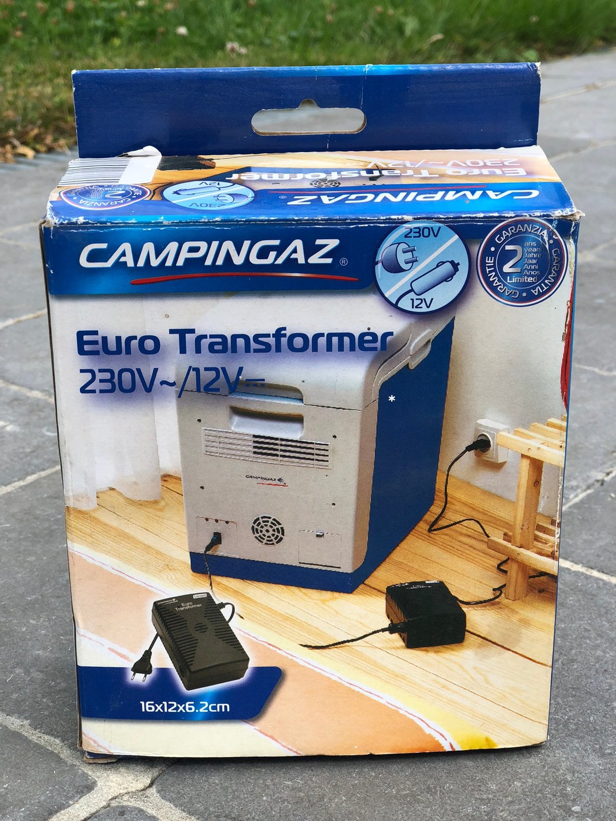 Euro Transformer 230V - 12V. Zo goed als nieuw., Caravanes & Camping, Glacières, Enlèvement, Comme neuf, Glacières