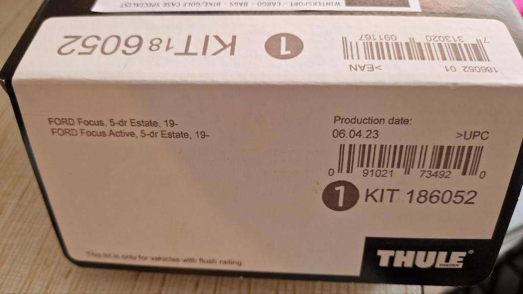 Thule Kit 186052 voor Ford Focus, Ophalen of Verzenden