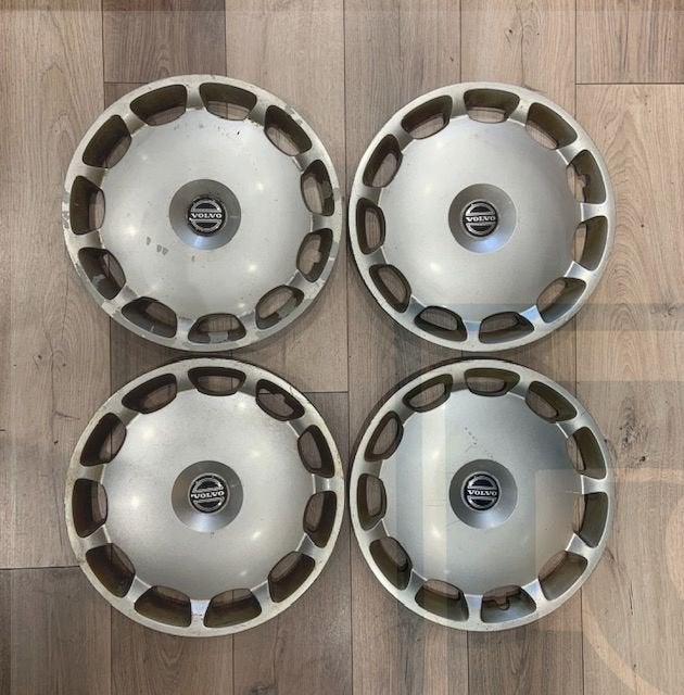 Wieldop Volvo, Set, 16 Inch, Wielkap, Wheel Cover, Hub Cap,, Auto-onderdelen, Overige Auto-onderdelen, Gebruikt, Ophalen of Verzenden