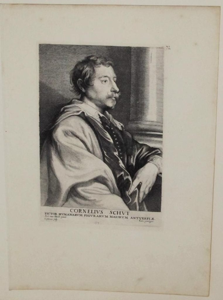 Gravure : Portrait de Cornelius Schyt, Antiquités & Art, Art | Eaux-fortes & Gravures, Enlèvement ou Envoi, 39 cm, 1600 - 1699