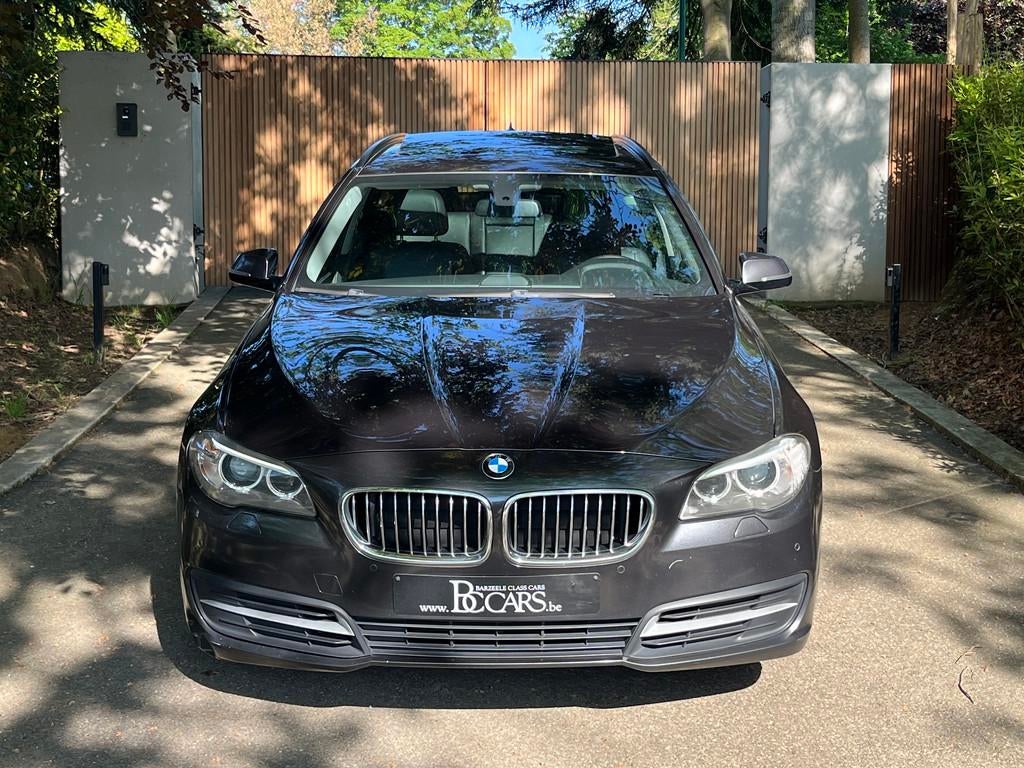 BMW 5 Serie 520 Led-Xenon-Pano-Navi Prof-Verw.Leer-BT-Pdc-17, Cuir, Euro 6, Entreprise, Carnet d'entretien
