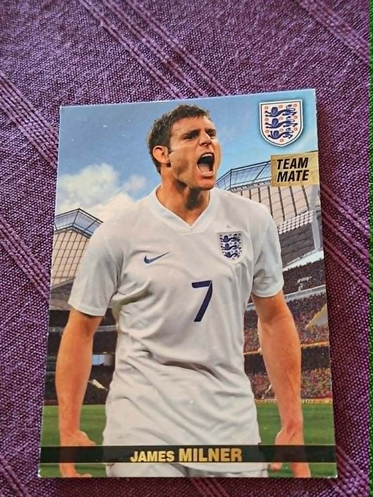 Panini / Voetbalkaart : James Milner / Engeland, Ophalen of Verzenden, Gebruikt, Spelerskaart
