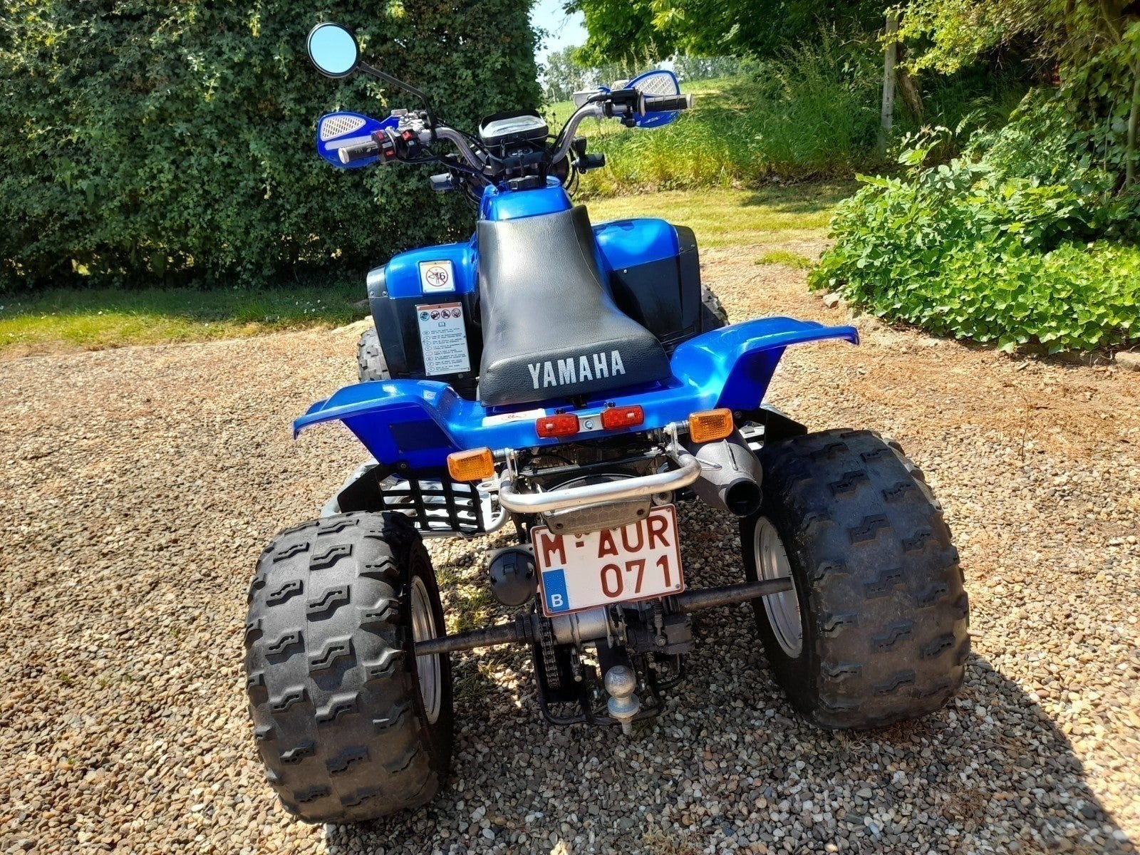 Quad Yamaha Warrior 350 YFM avec kit papier, pneus inclus, 350 cm³, 12 à 35 kW, 1 cylindre