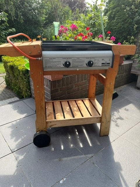 Gas BBQ Landman 1211 -  te gebruiken als buitenkeukentje, Tuin en Terras, Ophalen, Gebruikt, Landmann