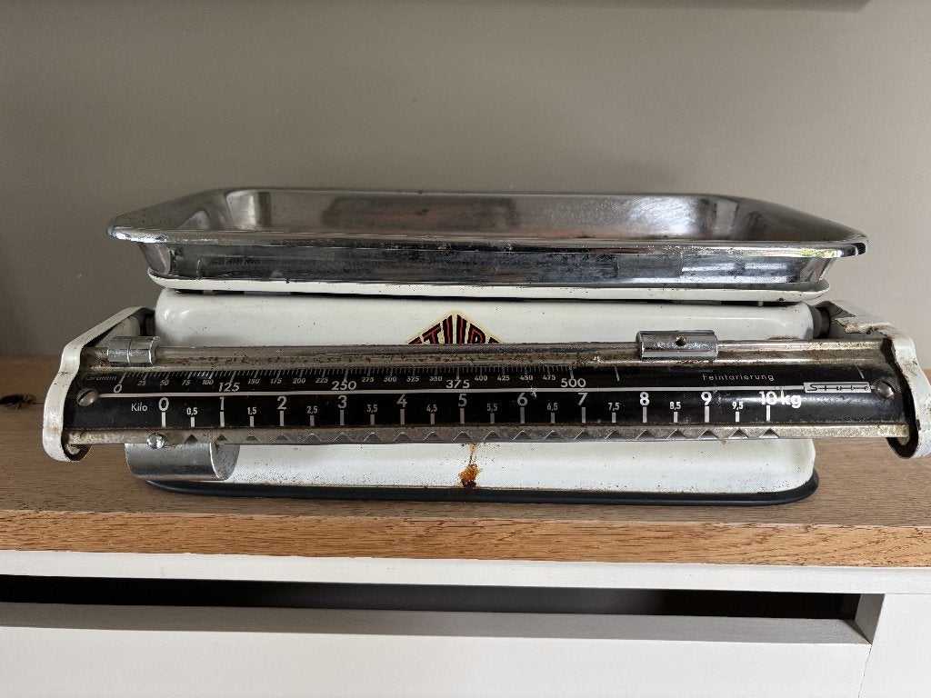 Vintage Stube keukenweegschaal - jaren 50/60, Ophalen of Verzenden