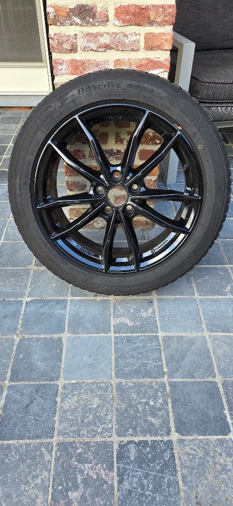 Velg met winterbanden, Auto-onderdelen, Ophalen, 18 inch, Gebruikt, Banden en Velgen