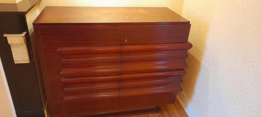 2 buffets art deco, années 30 en acajou, Enlèvement