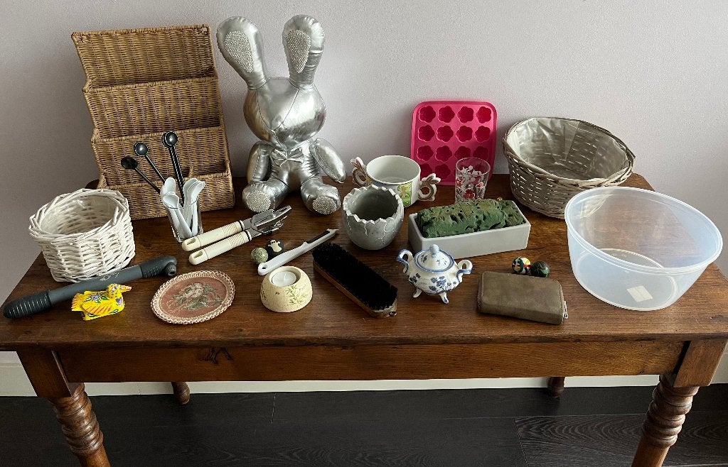 Rommelmarktspullen Alles op de tafel samen voor 3€, Ophalen