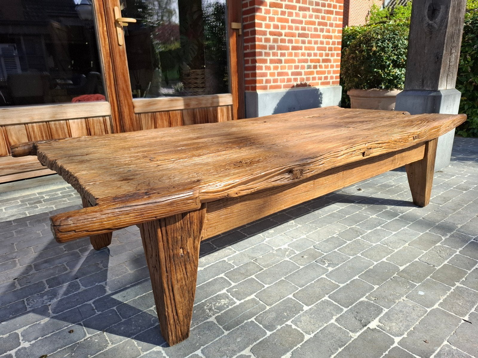 Landelijke salontafel - bijzettafel, Ophalen