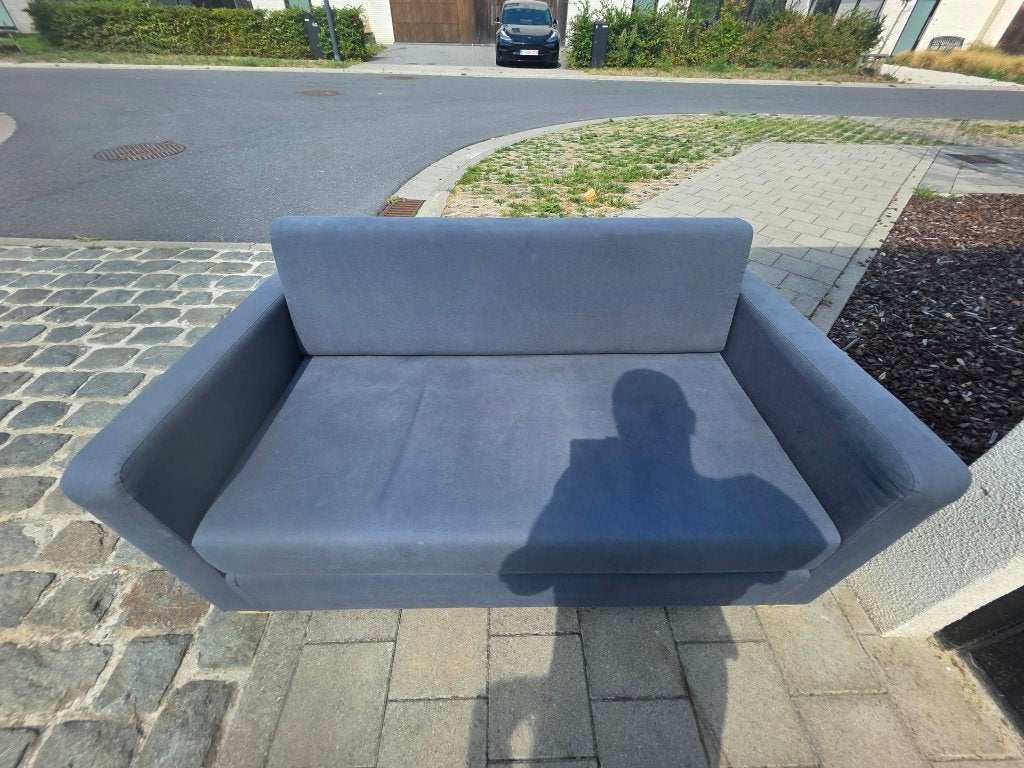 Zetel/Slaapbank, Ophalen, Gebruikt, 140 cm, Twijfelaar