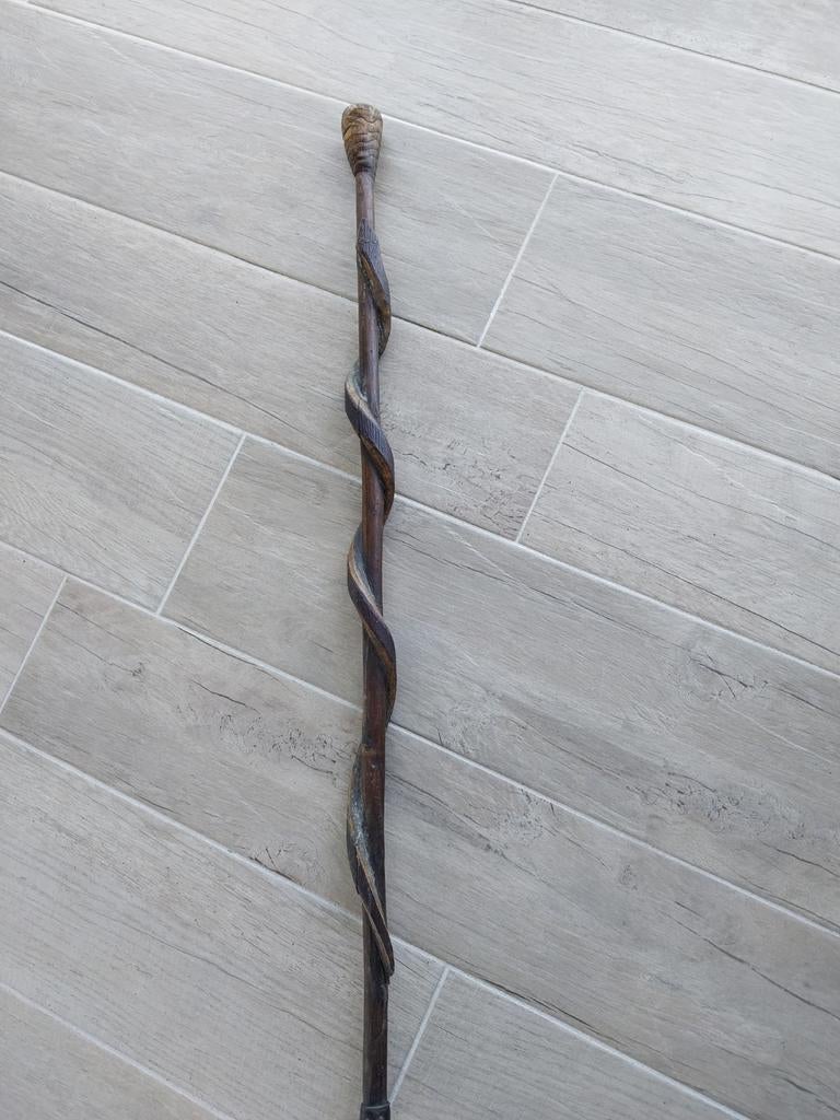 Franse wandelstok wo1 slang trench art, Ophalen of Verzenden