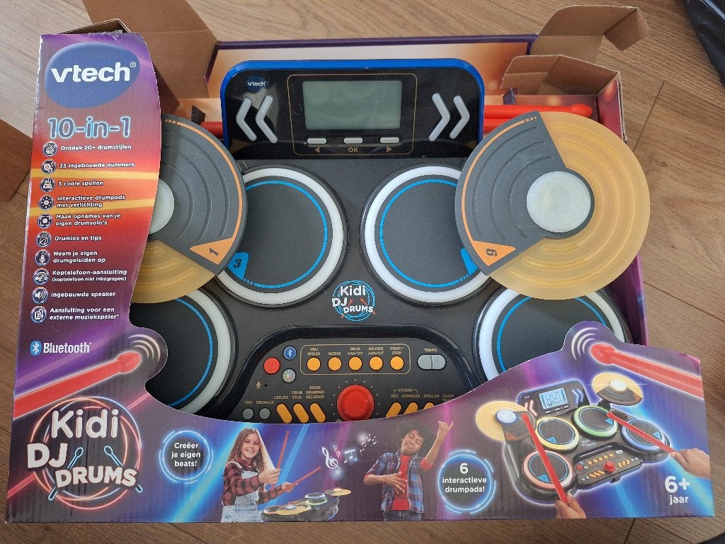 Vtech Kidi Dj Drum (NL versie), Kinderen en Baby's, Ophalen, Nieuw, 6 jaar of ouder