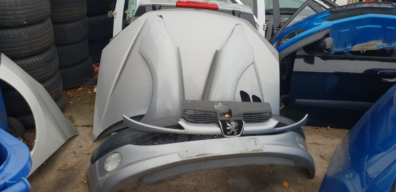 PEUGEOT 206 MOTORKAP +BUMPER+VOORSCHERMEN BJ 98 TOT 2008, Auto-onderdelen, Gebruikt, -, -, Ophalen of Verzenden