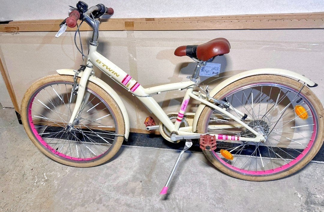 Vélo B'TWIN Poply 24 pouces pour fille - Avec engrenages, Enlèvement, 24 pouces, Vitesses