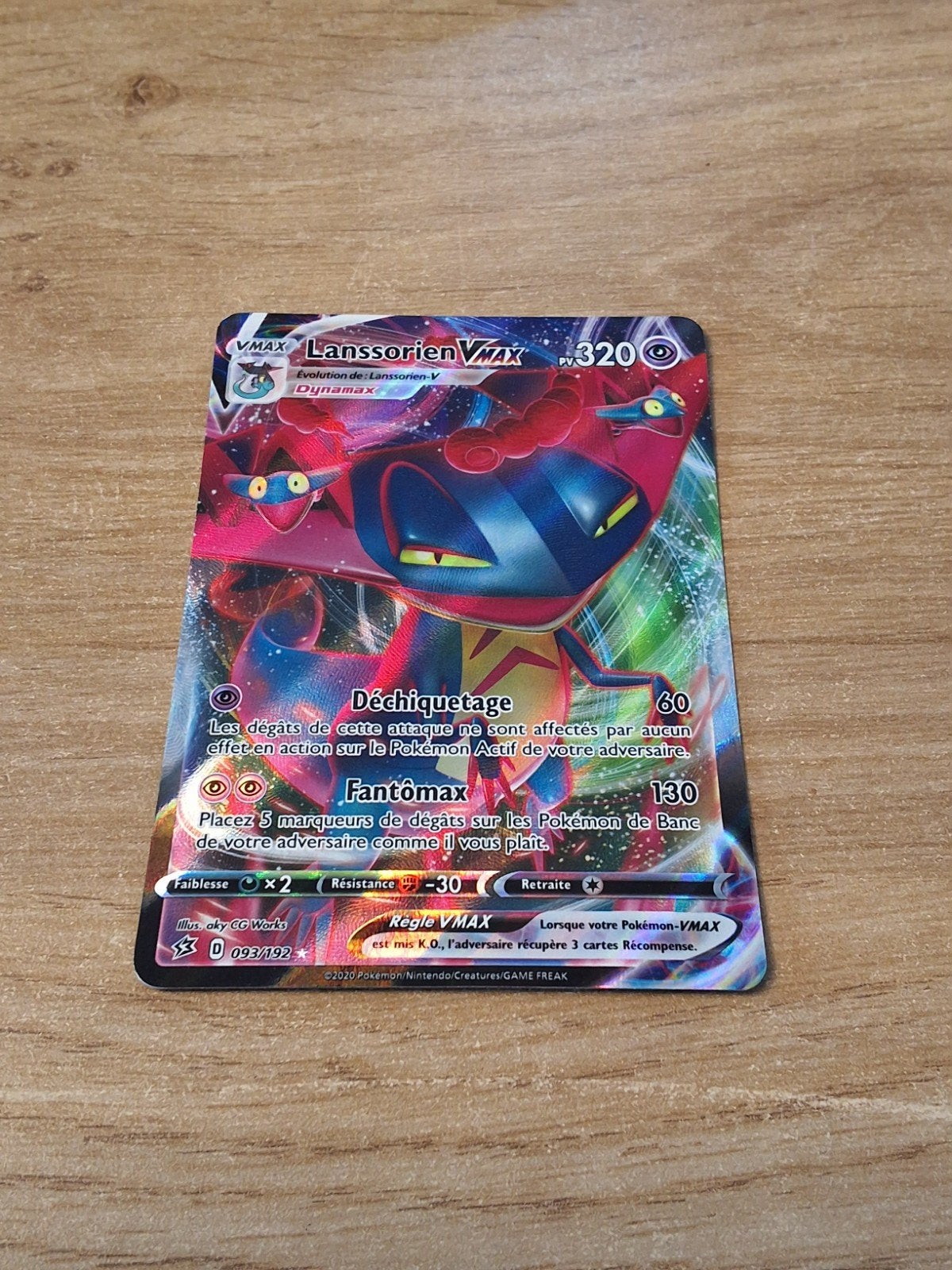 Lanssorien VMAX 093/192 - Franse Pokémon Kaart, Ophalen