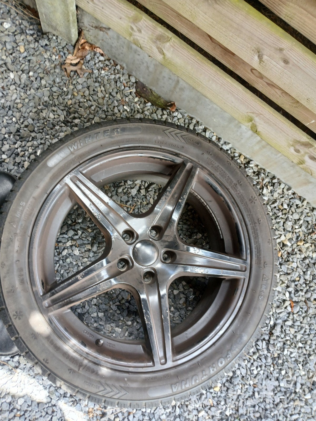 4 velgen met winterband, Auto-onderdelen, Ophalen, 18 inch, Banden en Velgen, Winterbanden