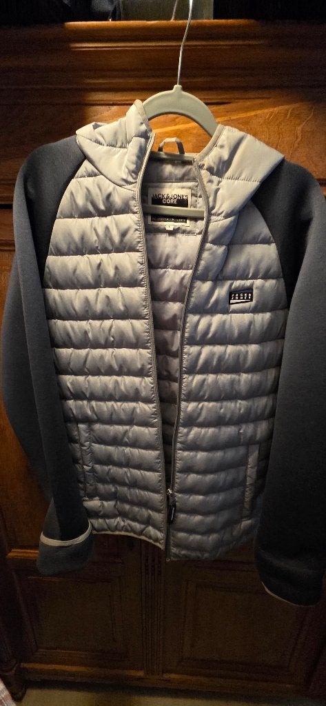Jas/Windstopper - Jack&Jones- Large _ Nieuw, Neuf, Gris, Enlèvement ou Envoi, Taille 52/54 (L)