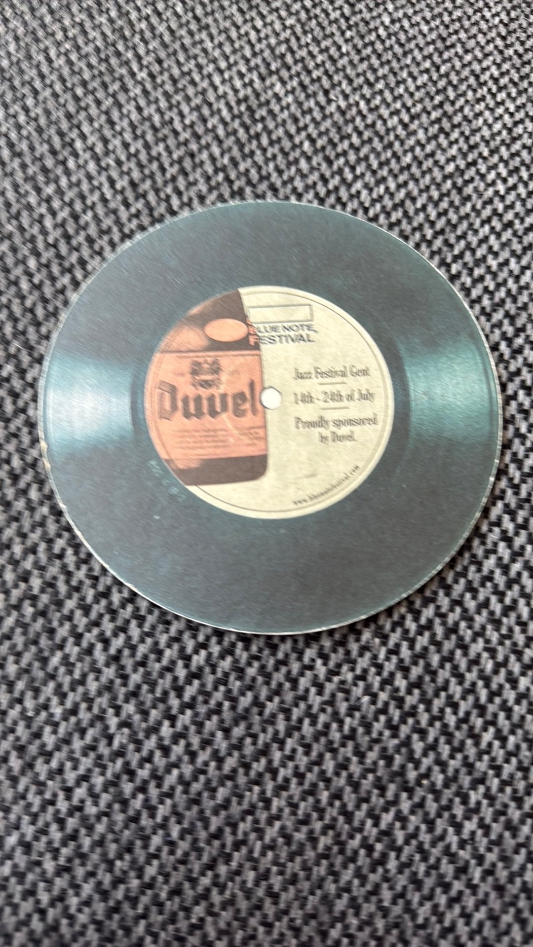 Tapis à bière Duvel, Collections, Marques de bière, Enlèvement ou Envoi, Comme neuf, Sous-bock, Duvel