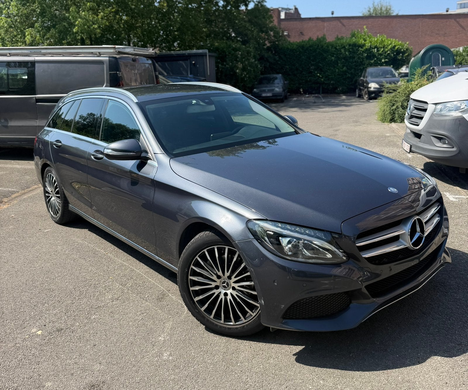 Mercedes C180 2015 Euro6B Diesel 230.000km Tres proroes, Autos, Argent ou Gris, Achat, 1590 cm³, Euro 6