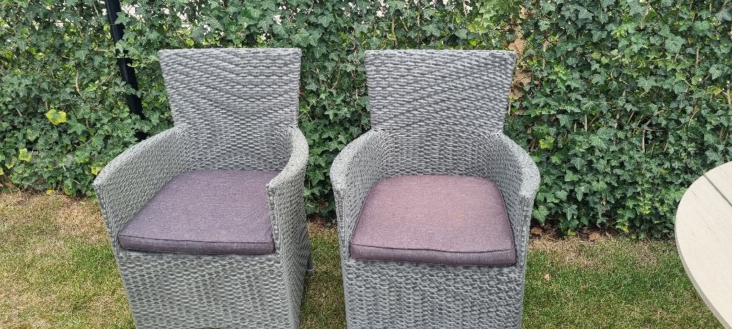 Tuinstoelen, Tuin en Terras, Ophalen, Gebruikt, Wicker