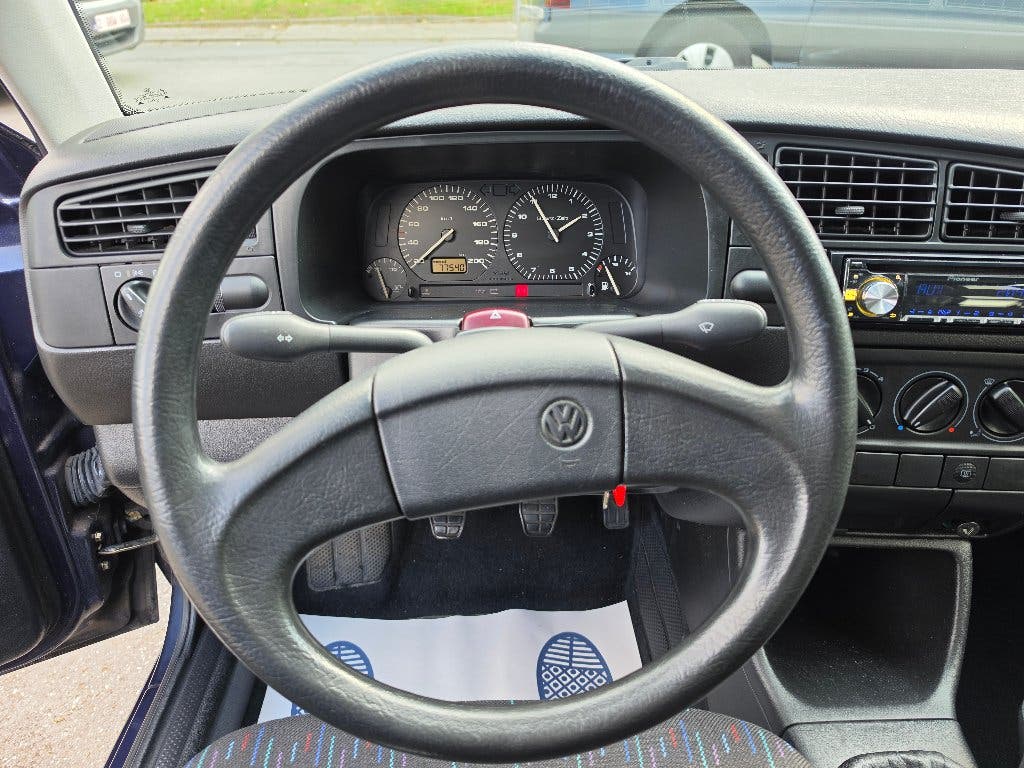 VW Golf 3, 1.4i, 11/1992, 77.530km, Oldtimer, Keuring VVK, foto 11