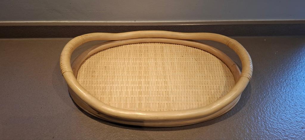 Rieten (opdien)plateau 45cm € 10, Ophalen of Verzenden