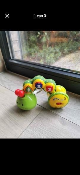 Rollie de rups, Ophalen, Gebruikt, Duw- of Trekspeelgoed, Met geluid