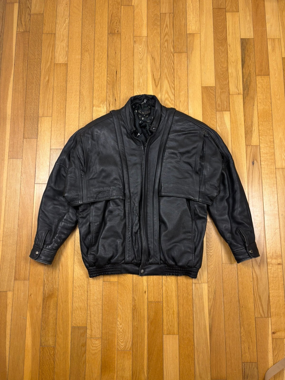 Veste en cuir vintage 80s-90s Boz Tas manche amovible, Vêtements | Hommes, Envoi, Porté, Autres tailles, Noir