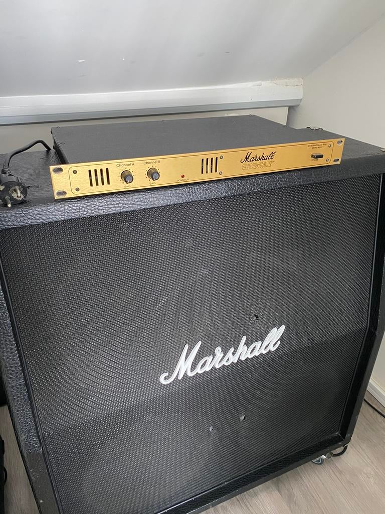 Mashall Valvestate 80+80 Watt Power Amp Model 8008, Enlèvement, Comme neuf