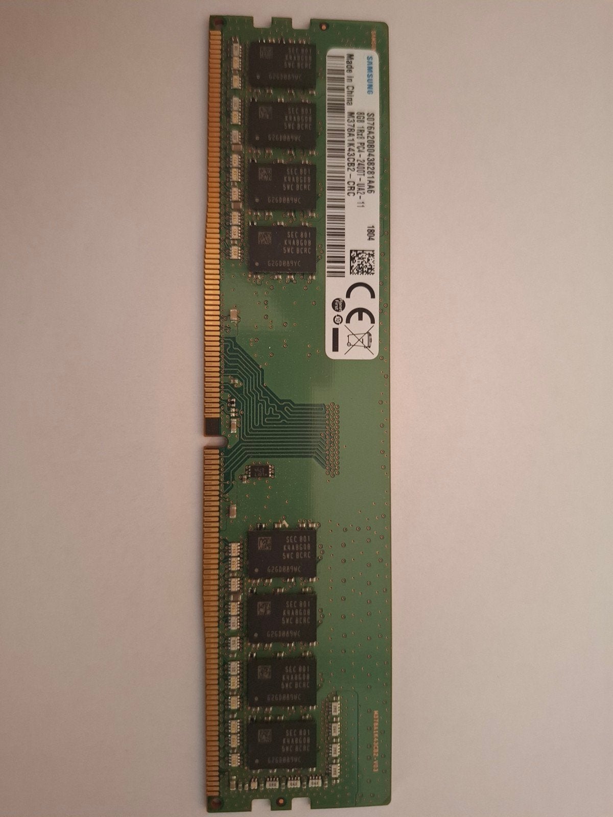 8GB ram, Ophalen, DDR4, 8 GB, Zo goed als nieuw