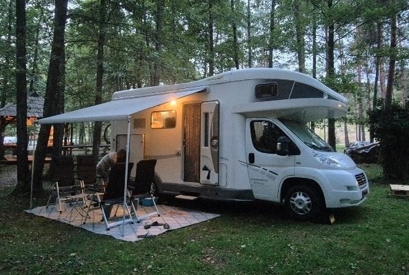 Fiat Karmann ontario 670 met Stapelbed, Motorairco Weinig KM, Alkoof, Ringverwarming, Fiat, 6 tot 7 meter