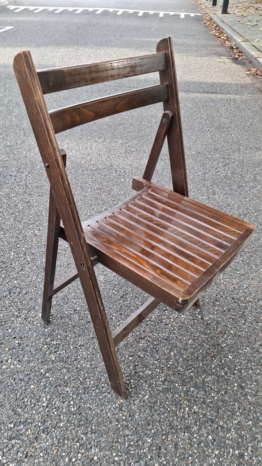 20 houten vintage horeca kermis klapstoel Franse bistro, Huis en Inrichting, Ophalen of Verzenden, Bruin, Hout