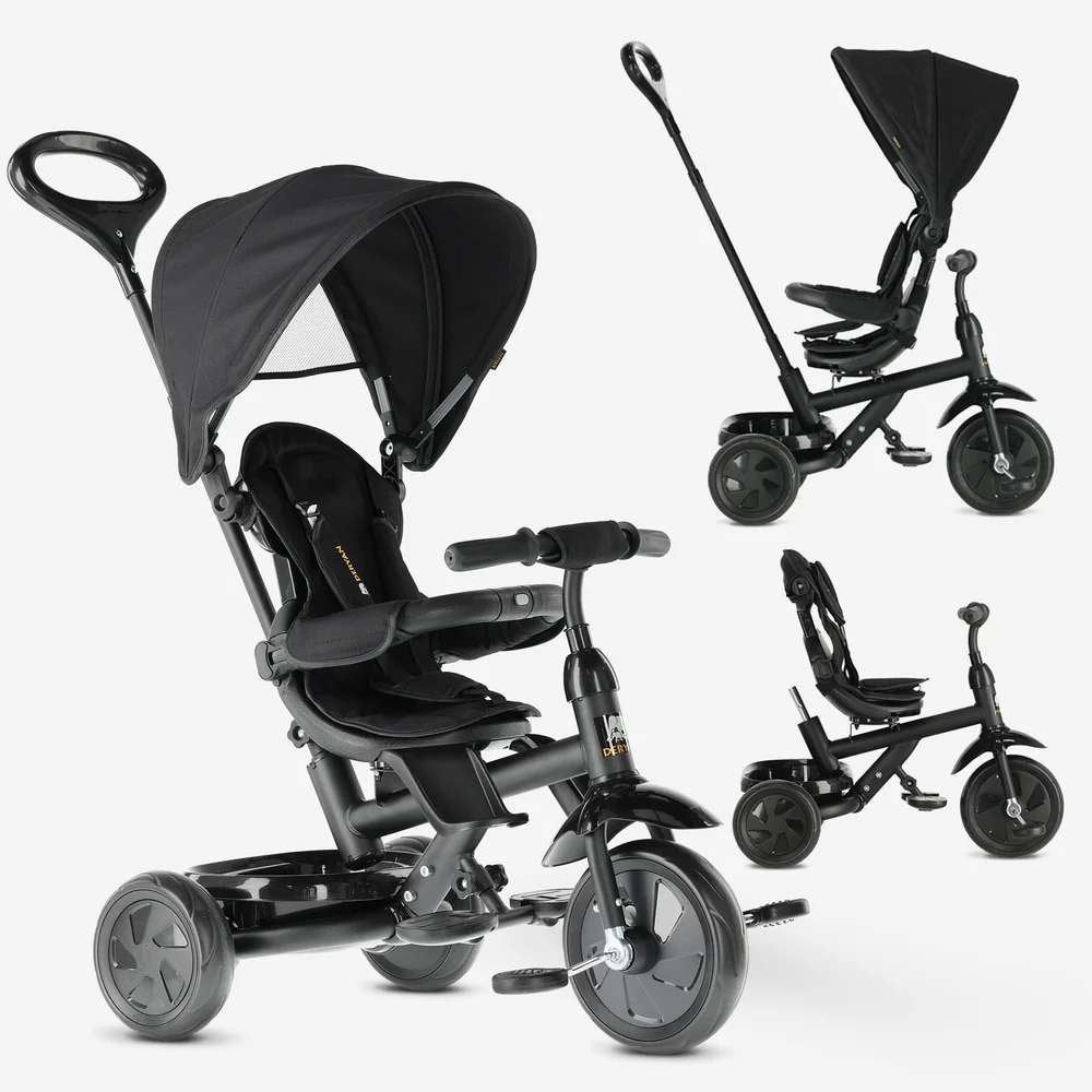 Deryan Adventurer Driewieler - 5-in-1 Kinder - Zwart, Enlèvement ou Envoi, Comme neuf