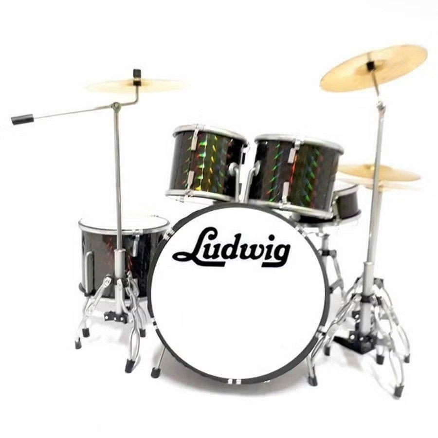 Miniatuur decoratief Ludwig metallic drumstel, Enlèvement ou Envoi, Neuf