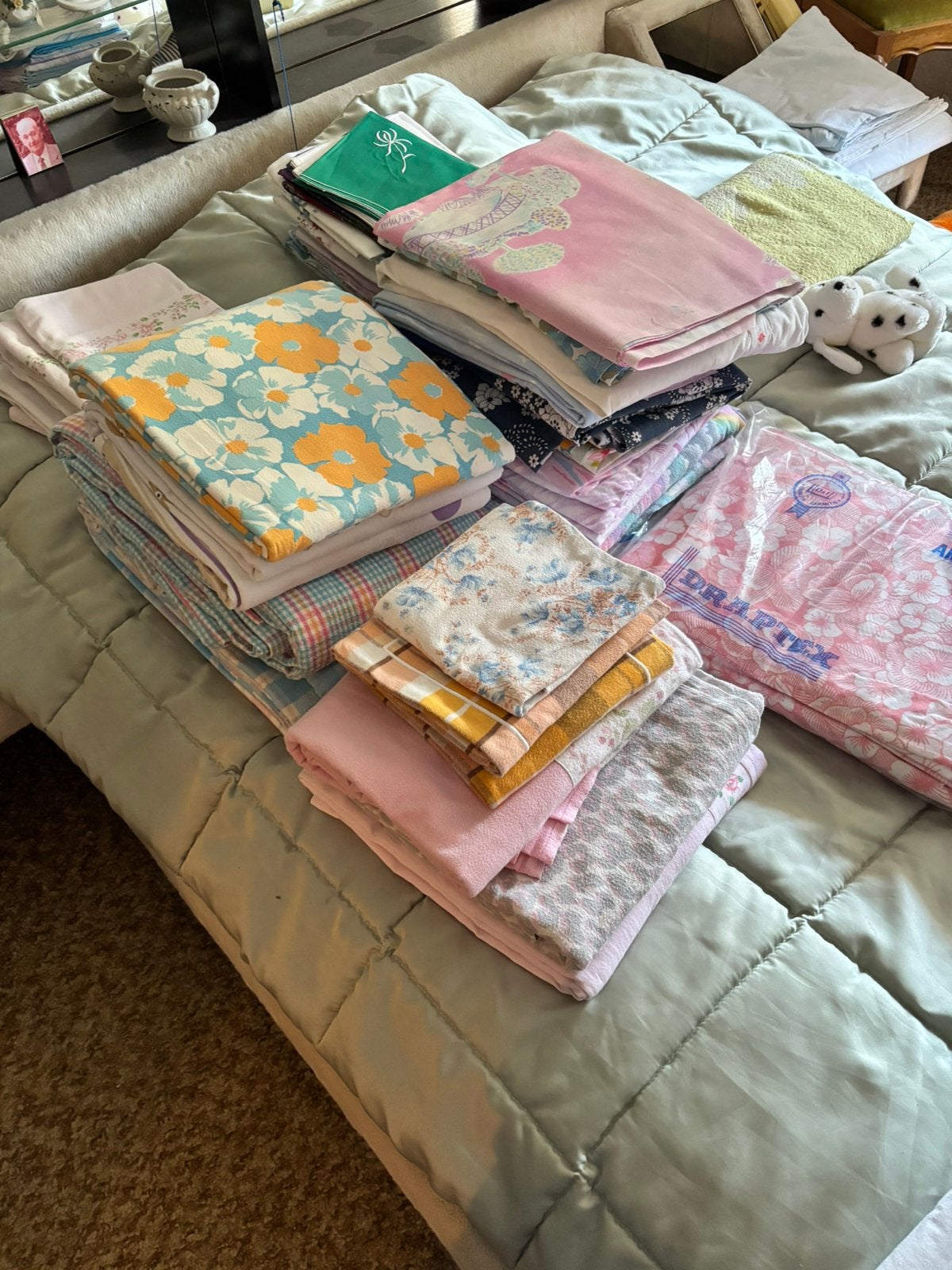 Lot de draps de lit, Autres couleurs, Autres marques, Enlèvement, Utilisé