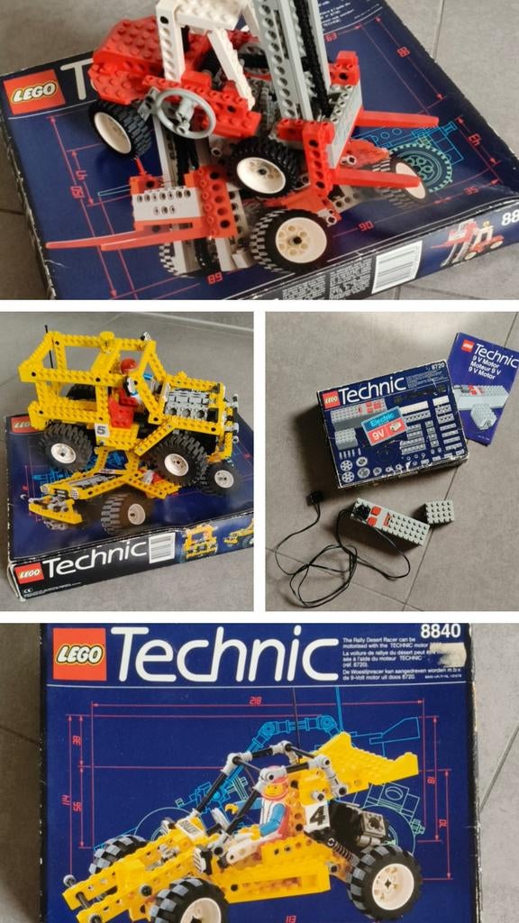 Lot Vintage Lego Technic van begin jaren '90., Enlèvement, Lego