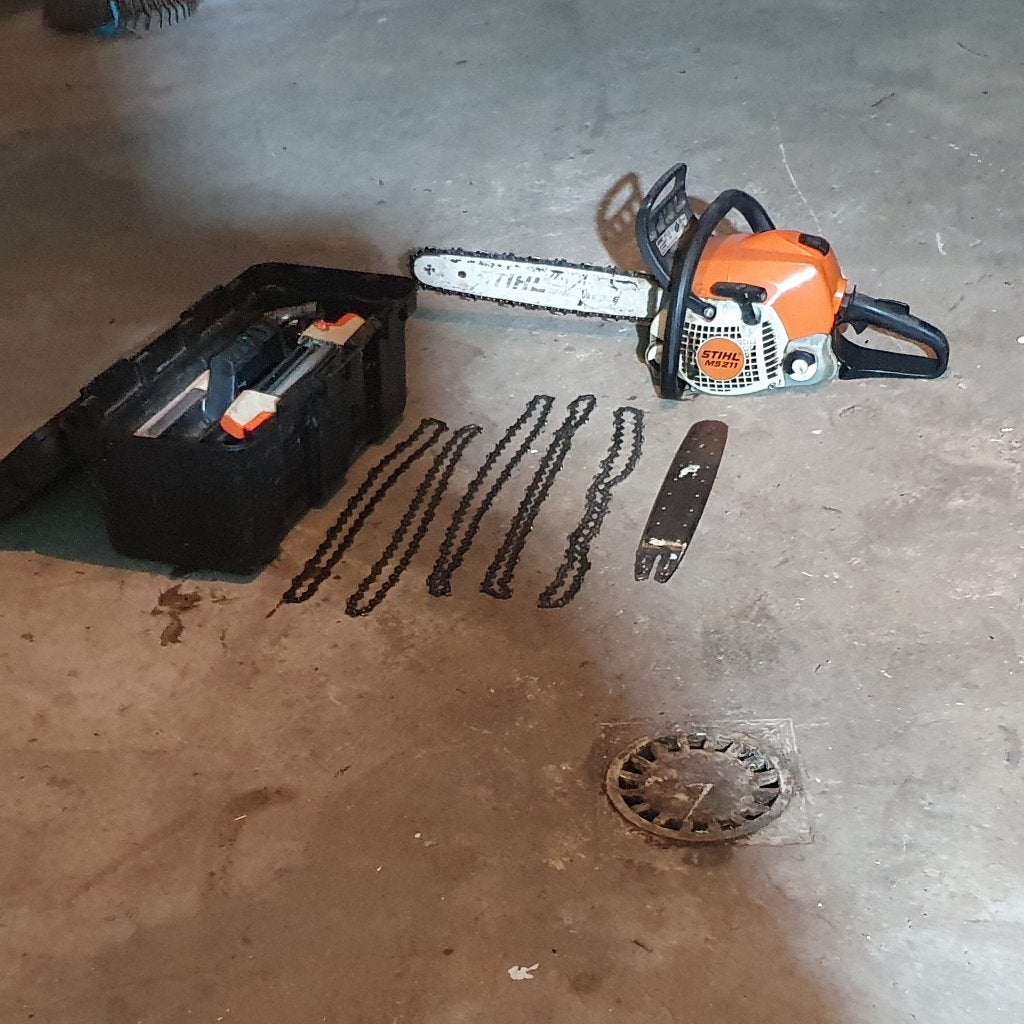 Tronçonneuse Sthil ms211, Jardin & Terrasse, Enlèvement, Utilisé, Autres types, STIHL