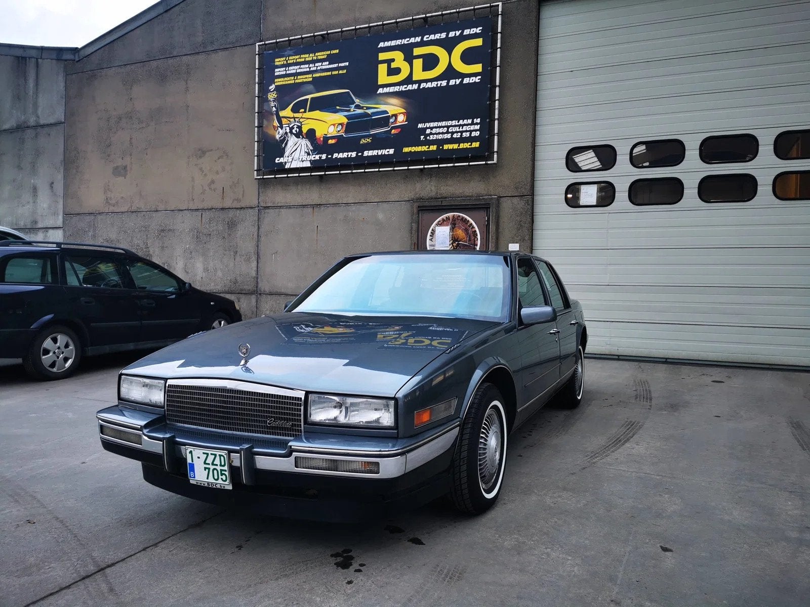 Cadillac Seville sedan (bj 1987, automaat), 4 deurs, Zwart, Lichtsensor, Leder