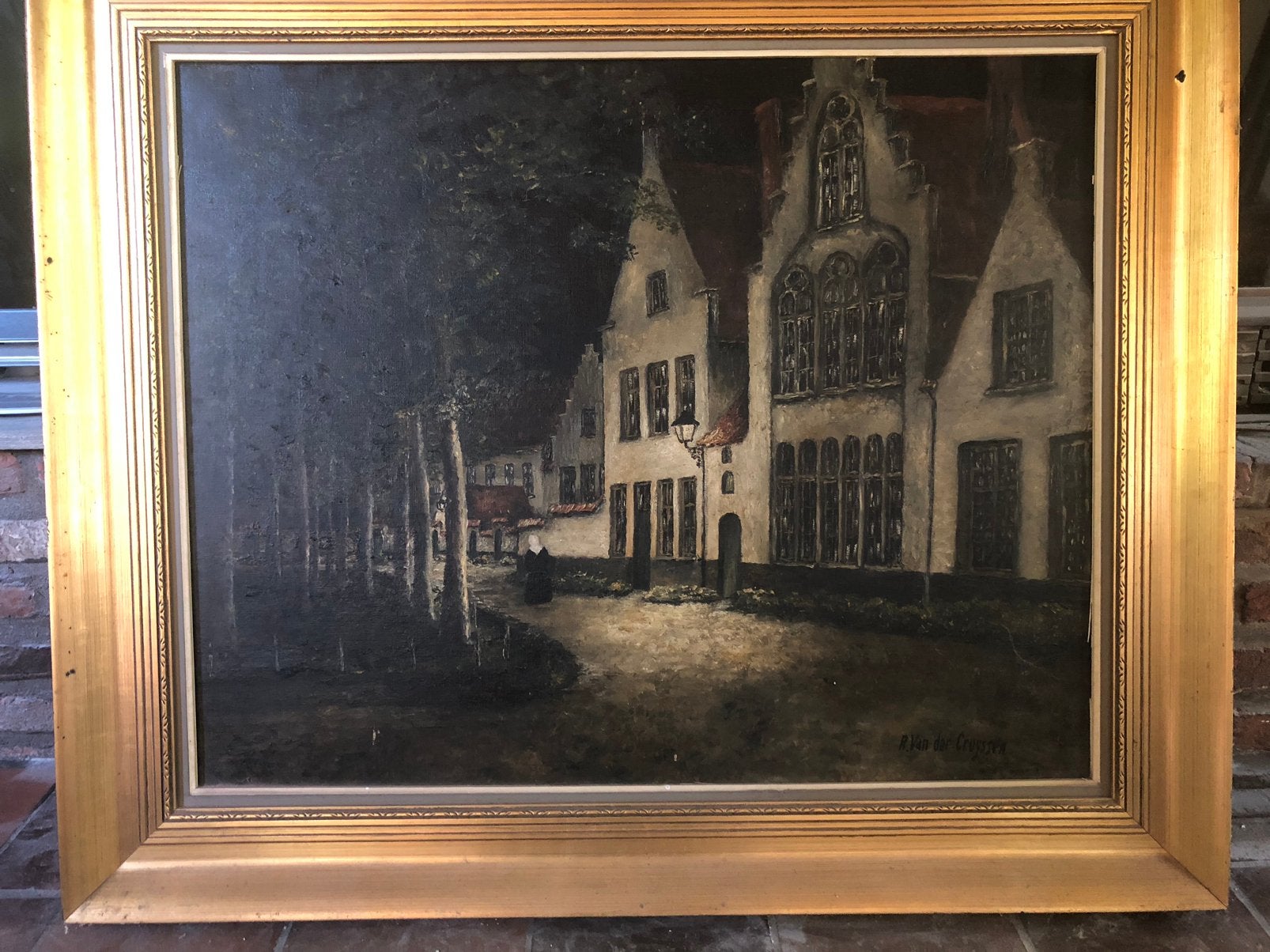 Brugs begijnhof bij nacht R. Van der Cruysen, Envoi