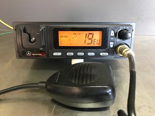 CB Mercedes Stabo ASC 24 V 27 cc, Enlèvement ou Envoi, Utilisé, Émetteur et Récepteur