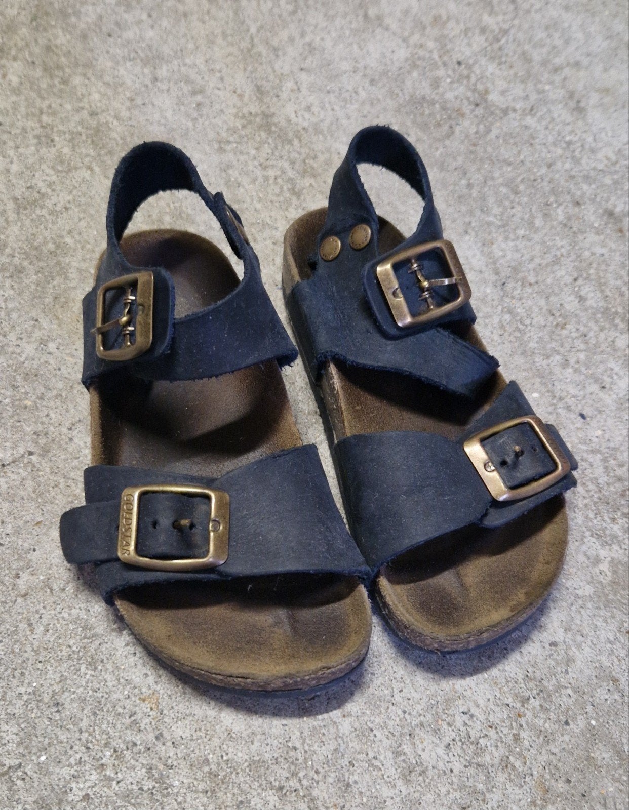 Goldstar sandalen blauw maat 27 leder, Ophalen, Goldstar, Gebruikt, Overige typen