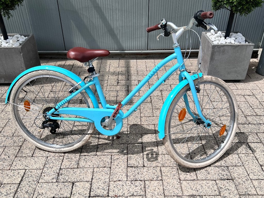 meisjesfiets 24inch, Fietsen en Brommers, Fietsen | Meisjes, Ophalen, Velgrem, B-Twin, Versnellingen