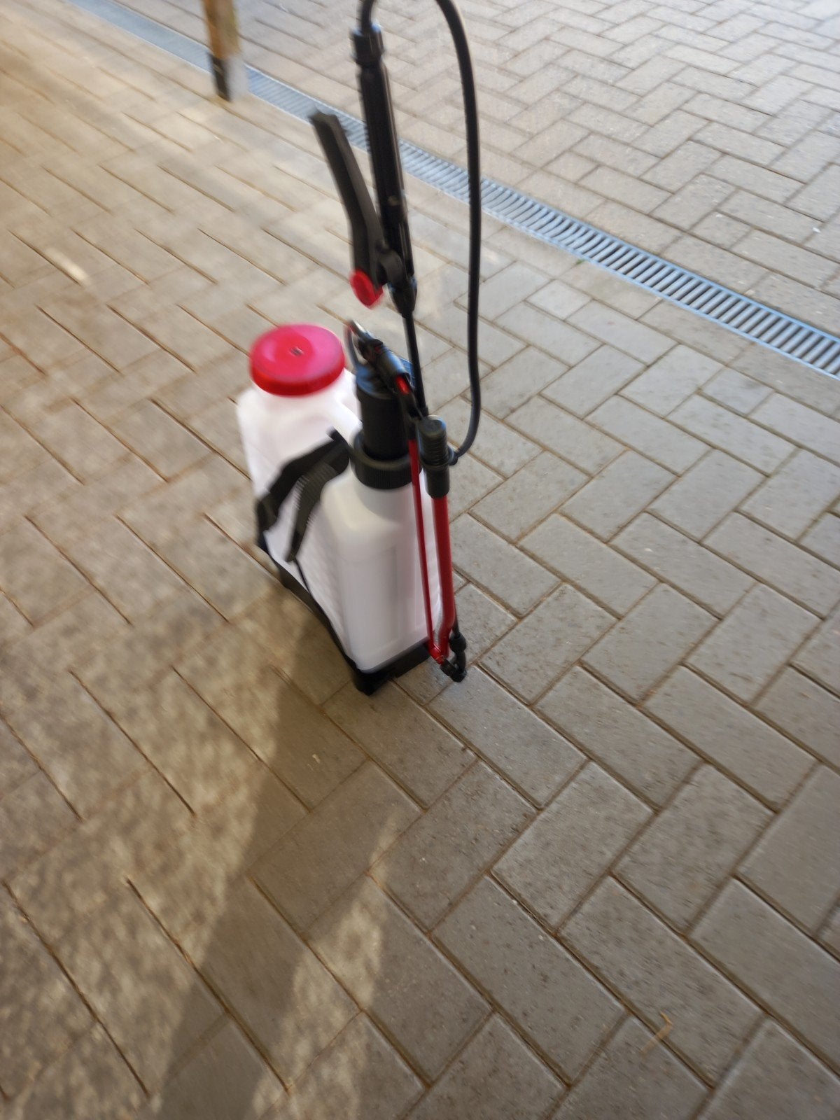 rugsproeier, Enlèvement
