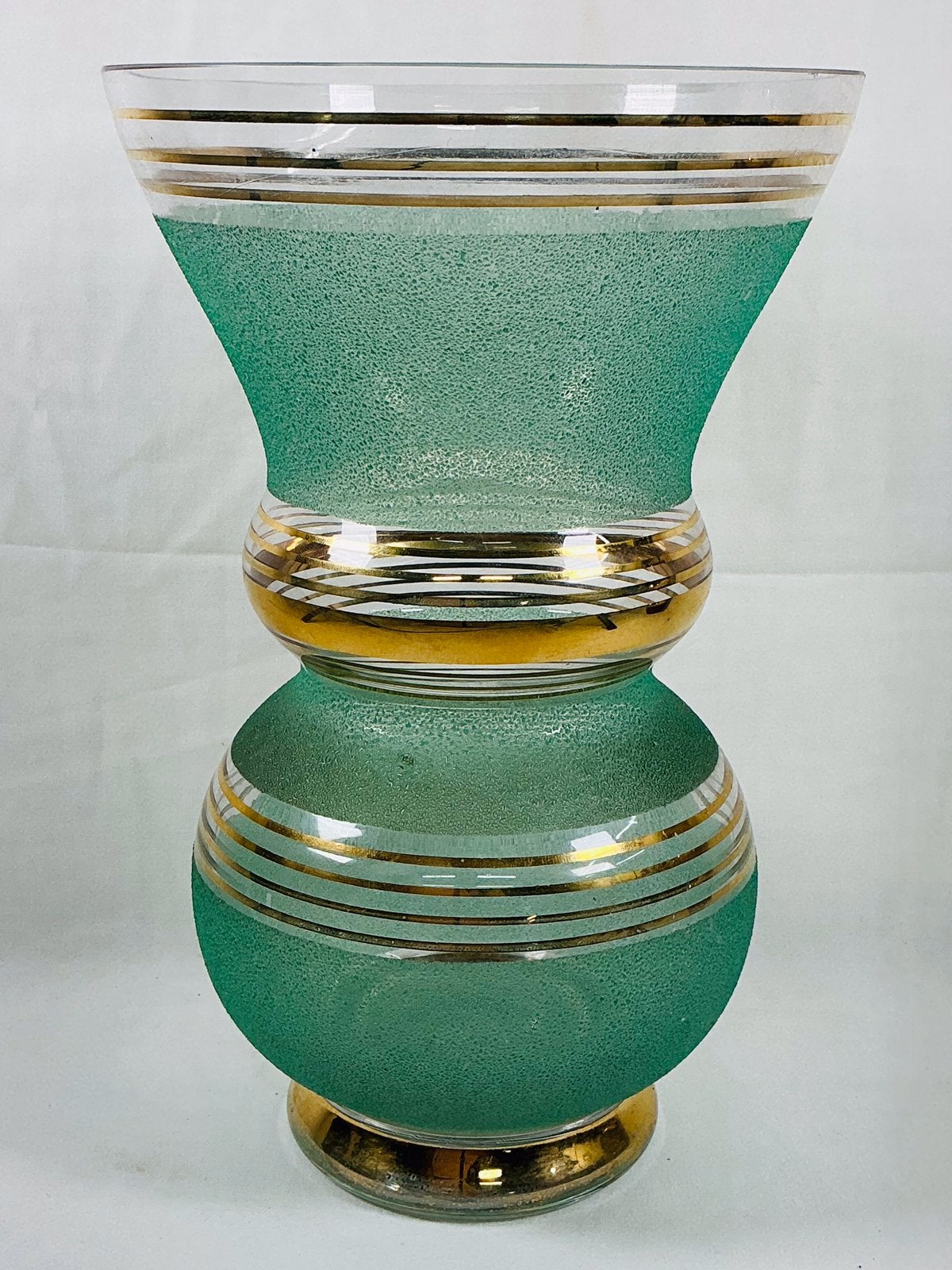 De Rupel Boom Antiek Art Deco design glazen vaas, Antiek en Kunst, Ophalen of Verzenden